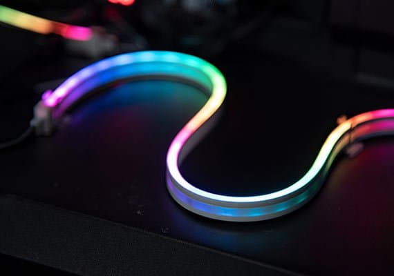 Teamgroup использует в ленте ARGB LED Uniform Strip необычно мелкие светодиоды