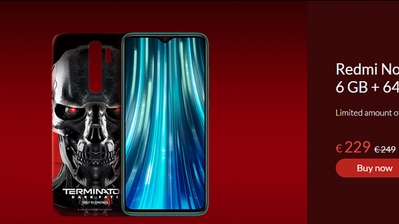 Redmi Note 8 Pro Terminator Edition стоит дешевле стандартного издания