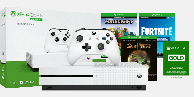 Консоль Xbox One S All-Digital доступна за 990 рублей в месяц Консоль Xbox One S All-Digital доступна за 990 рублей в месяц