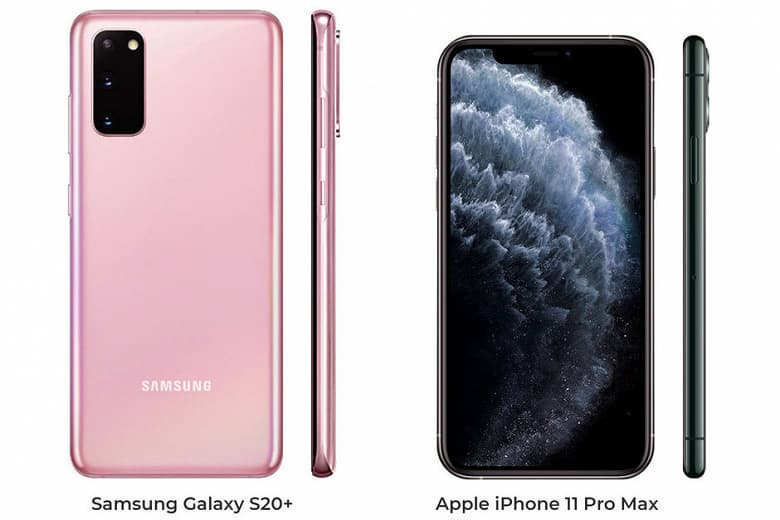 Samsung Galaxy S20 Ultra выглядит настоящим монстром по сравнению с iPhone 11 Pro Max Samsung Galaxy S20 Ultra выглядит настоящим монстром по сравнению с iPhone 11 Pro Max