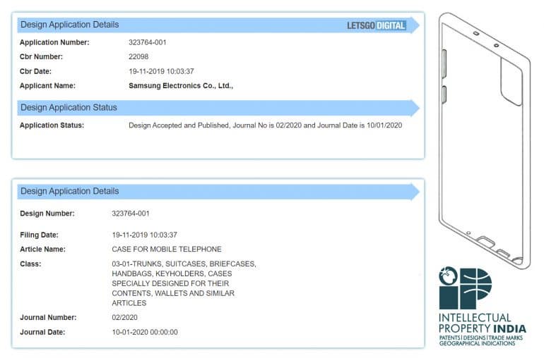 Каким будет Samsung Galaxy Note20. Раскрыты дизайн и отличия