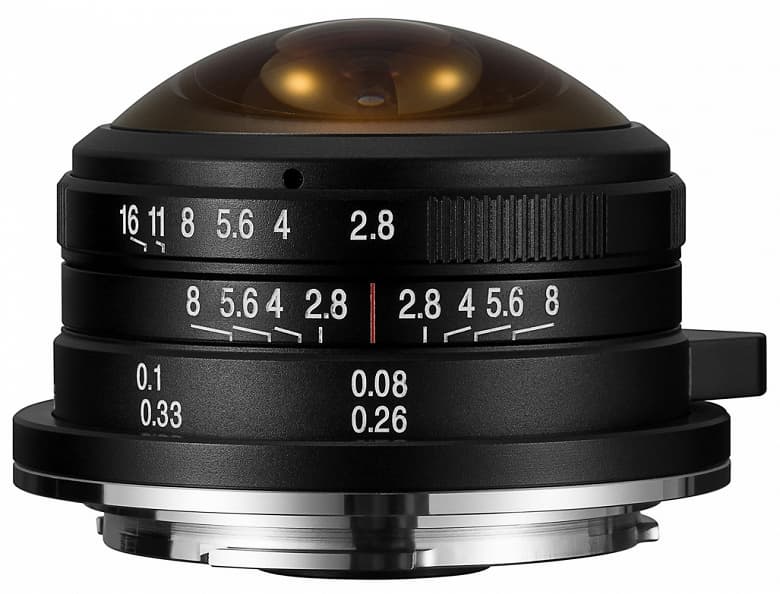 Объектив Laowa 4mm f/2.8 будет выпущен в вариантах с креплениями Sony E, Fuji X и Canon EF-M