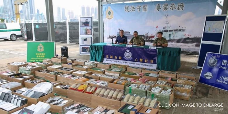 Полиция и таможня Гонконга конфисковали партию контрабандной продукции Apple стоимостью более 1 млн долларов