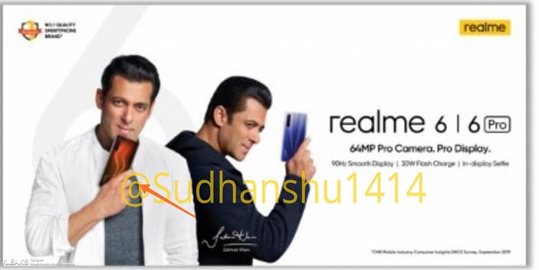 Конкуренты Redmi Note 9 и Note 9 Pro позируют на первых официальных рендерах. Realme 6 и 6 Pro на подходе