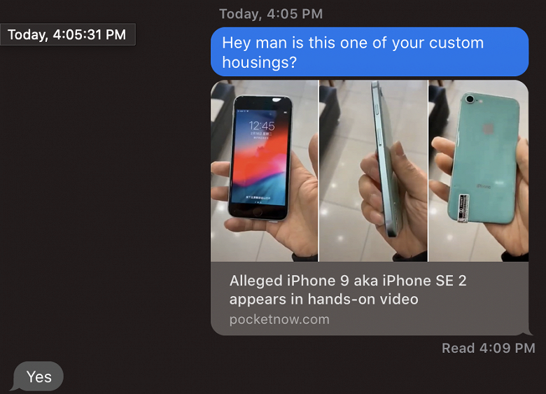 Разоблачение дня: видео с участием iPhone 9 оказалось фейком