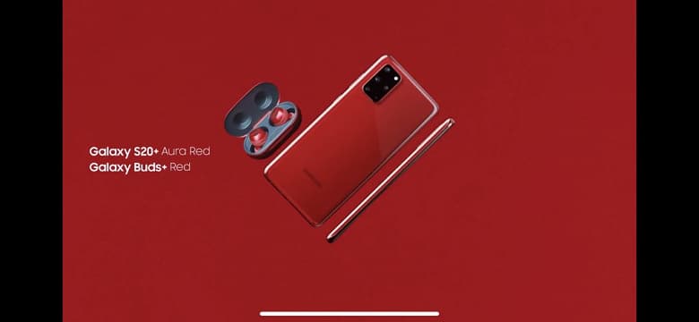 Samsung Galaxy S20 и S20+ в красном уже поступили в продажу у себя на родине