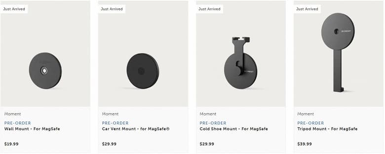 У Moment готова линейка аксессуаров для Apple iPhone 12, использующих MagSafe