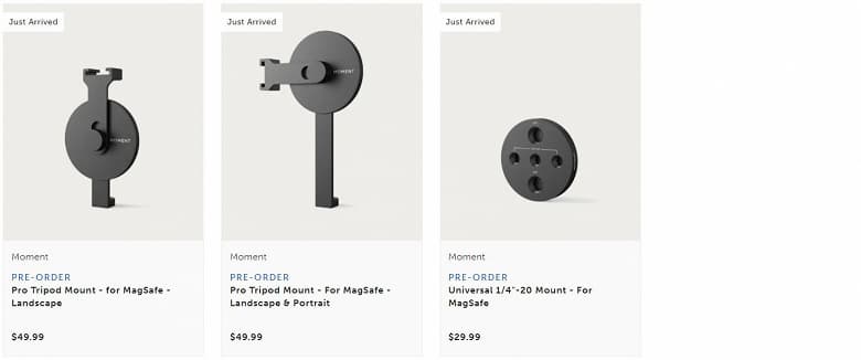 У Moment готова линейка аксессуаров для Apple iPhone 12, использующих MagSafe