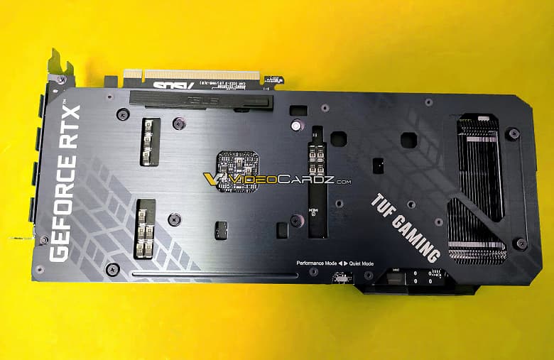 Появились изображения видеокарты Asus GeForce RTX 3060 Ti TUF Gaming OC