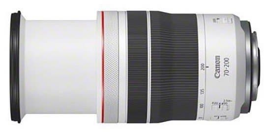 Первые изображения объектива Canon RF 70-200mm f/4 L IS USM раскрыли одну из его конструктивных особенностей