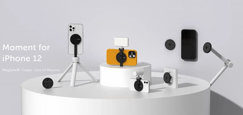 У Moment готова линейка аксессуаров для Apple iPhone 12, использующих MagSafe