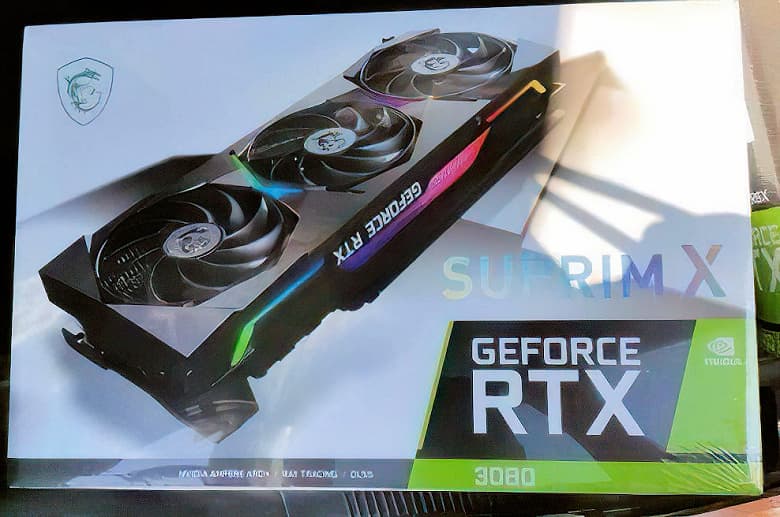 Опубликовано первое изображение видеокарты MSI GeForce RTX 3080 Suprim X
