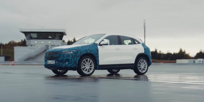 Внешность электромобиля Mercedes-Benz EQA частично раскрыта Внешность электромобиля Mercedes-Benz EQA частично раскрыта