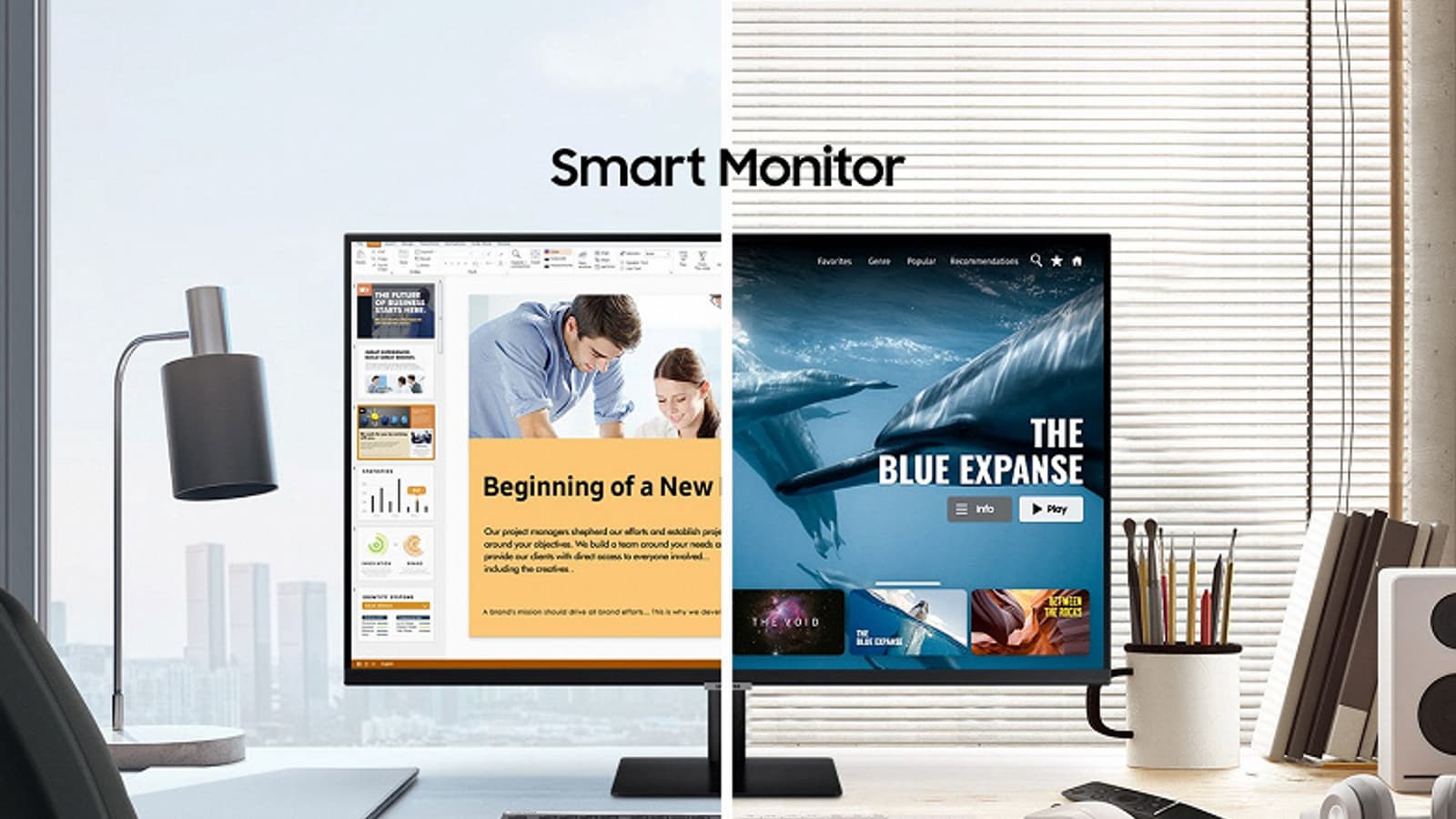 Умному монитору Samsung Smart Monitor не нужен ПК для полноценной работы