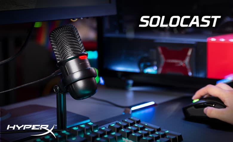 USB-микрофон HyperX SoloCast адресован стримерам и создателям мультимедийного контента USB-микрофон HyperX SoloCast адресован стримерам и создателям мультимедийного контента