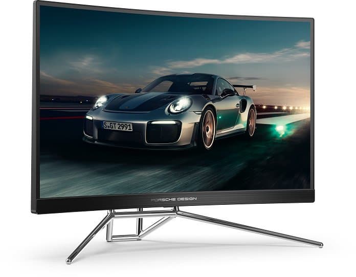 В игровом мониторе Porsche Design AOC AGON PD27 используется вогнутая 27-дюймовая панель
