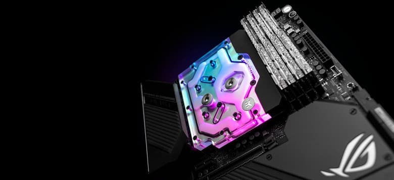 Водоблок EK-Quantum Momentum ROG Maximus XII Hero отводит тепло не только от процессора