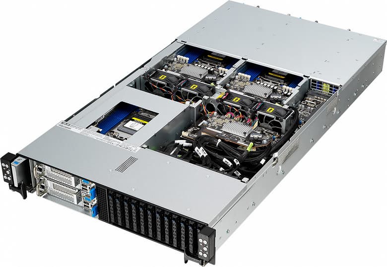 Asus RS620SA-E10-RS12 — первая в мире серверная платформа высокой плотности формата 2U6N