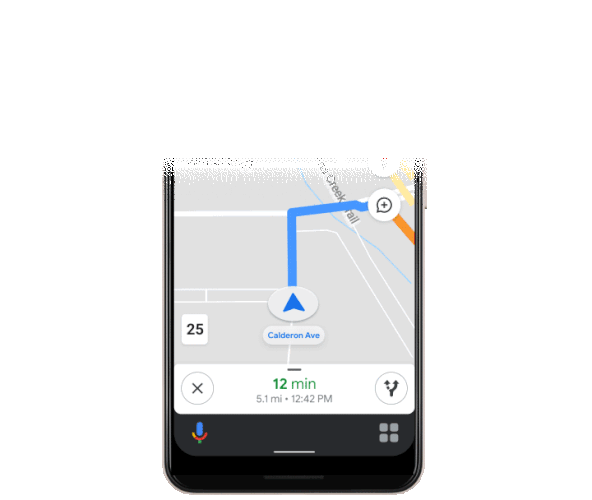 Карты Google, наконец, получили удобный режим для вождения