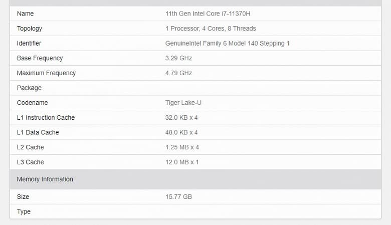 35-ваттный CPU Core i7-11370H (Tiger Lake-H) выступил в тесте Geekbench. Но такие ли процессоры Intel мы ждем?