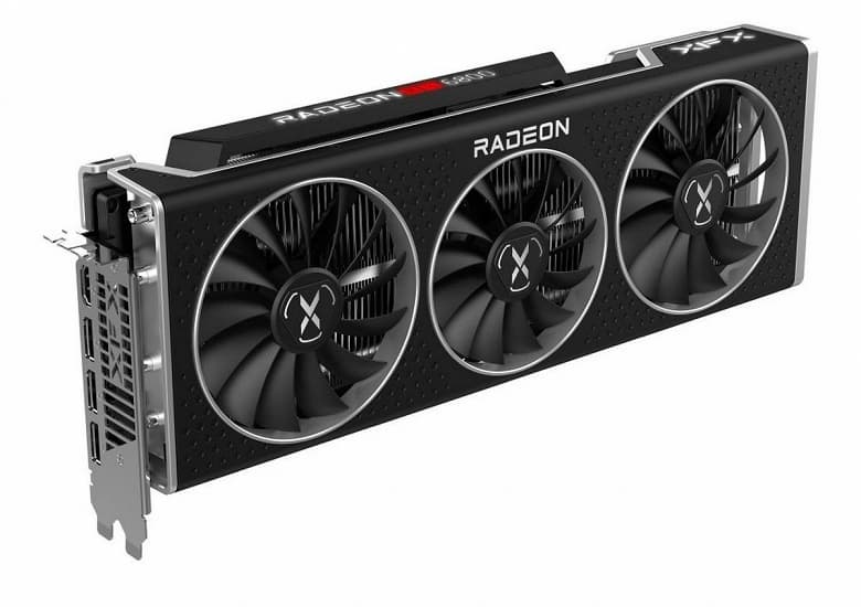 Самая длинная видеокарта. Длина XFX Speedster MERC319 AMD Radeon RX 6800 XT Black поражает