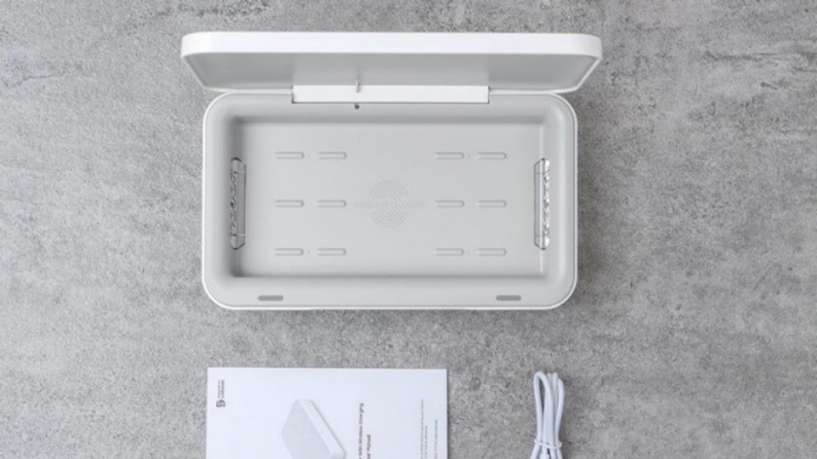 Беспроводная зарядка и дезинфекция: УФ-стерилизатор Samsung для смартфонов приехал в Россию