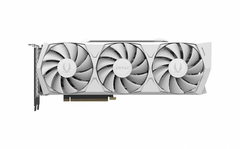 Видеокарты Zotac GeForce RTX 3080 Trinity и RTX 3070 Twin Edge выпущены в белом варианте