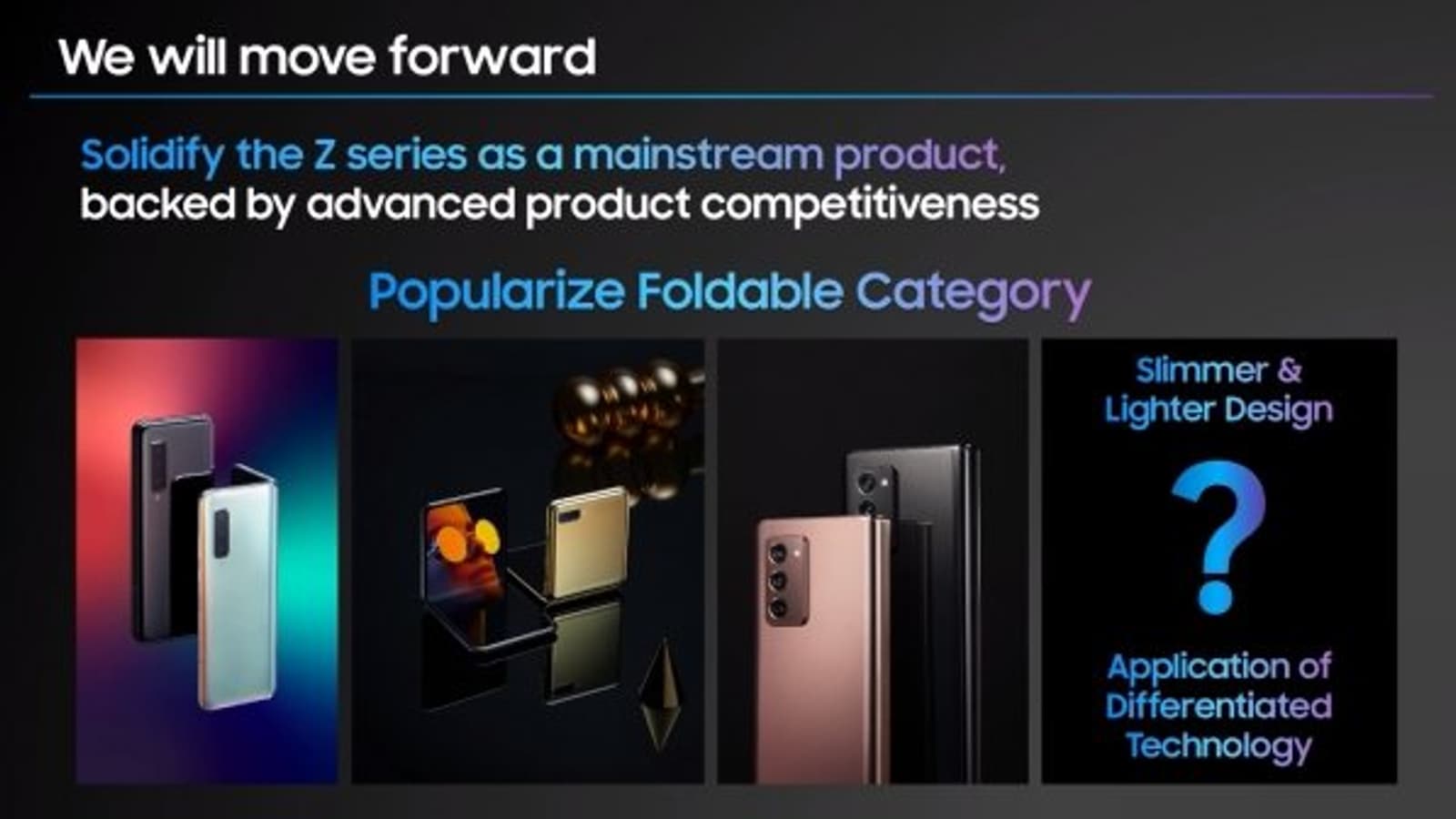 Какими будут гибкие смартфоны Samsung нового поколения? Компания обещает сделать их тоньше и легче