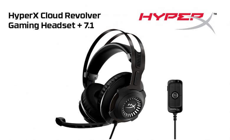 Начались продажи игровой гарнитуры HyperX Cloud Revolver + 7.1 Начались продажи игровой гарнитуры HyperX Cloud Revolver + 7.1