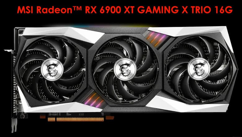 Компания MSI показала видеокарту Radeon RX 6800 XT Gaming X Trio и подтвердила выпуск модели RX 6900 XT Gaming X Trio