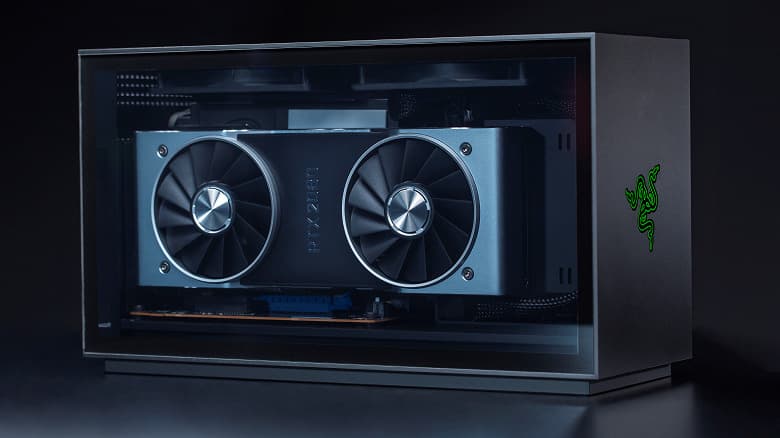 Компактный модульный ПК Razer Tomahawk Gaming Desktop позволяет установить GeForce RTX 3080