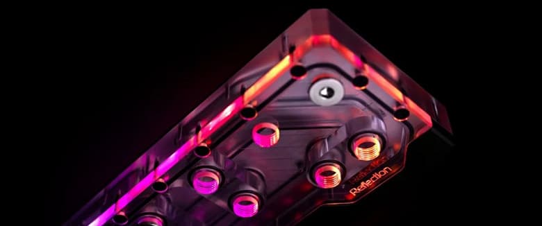 Агрегат EK-Quantum Reflection Evolv X D5 PWM D-RGB предназначен для СЖО компьютеров в корпусах Phanteks Evolv X и Phanteks P600S