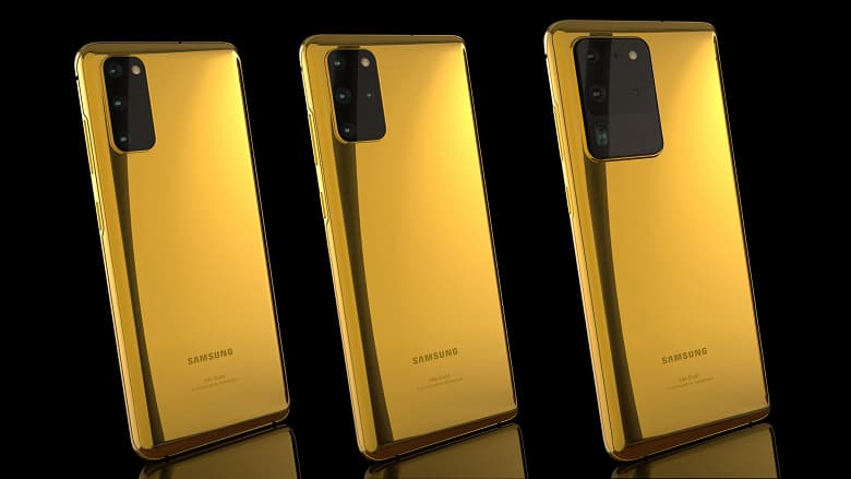 «Облитые» золотом Samsung Galaxy S20. Goldgenie предлагает необычные варианты флагманов корейского гиганта «Облитые» золотом Samsung Galaxy S20. Goldgenie предлагает необычные варианты флагманов корейского гиганта