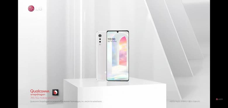 Новые дизайнерские смартфоны LG Velvet на качественных изображениях