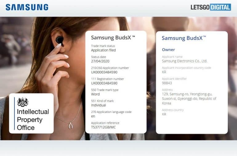 Шах и мат, AirPods. Полностью беспроводные наушники Samsung Galaxy BudsX смогут выполнять роль плеера и фитнес-браслета