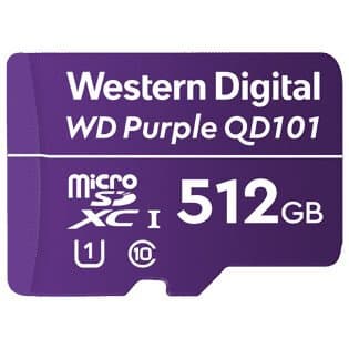 В картах памяти WD Purple QD101 Ultra Endurance microSDXC используется память с ресурсом 500 перезаписей В картах памяти WD Purple QD101 Ultra Endurance microSDXC используется память с ресурсом 500 перезаписей
