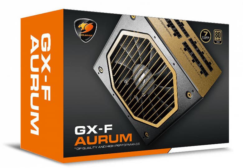 Блоки питания Cougar GX-F Aurum оснащены модульными кабельными системами