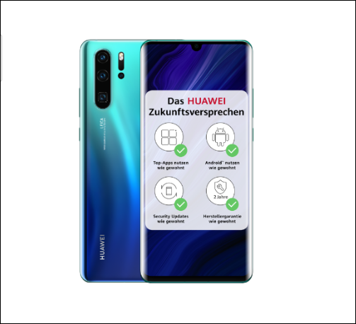 Huawei внезапно представила новый Huawei P30 Pro с сервисами Google, подарками и сниженной ценой