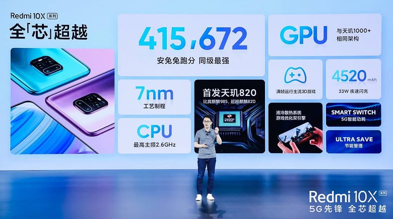Представлен смартфон Redmi 10X. Это лишь первый большой анонс Redmi за сегодня