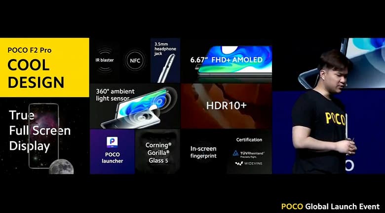 Snapdragon 865, экран Super AMOLED без вырезов, 64 Мп и 4700 мА·ч за 500 евро. Представлен убийца флагманов Poco F2 Pro