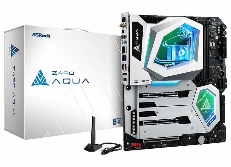 ASrock Z490 Aqua — флагманская системная плата с невероятным набором портов, которая перестанет быть актуальной уже в следующем году
