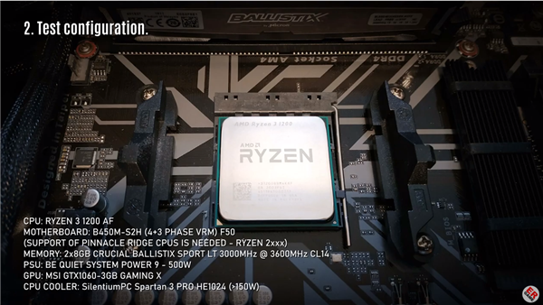 Intel на заметку. Ryzen 3 1200 AF, переведенный на техпроцесс 12 нм, запросто разгоняется до 4 ГГц и обходит по производительности Core i3-9100F