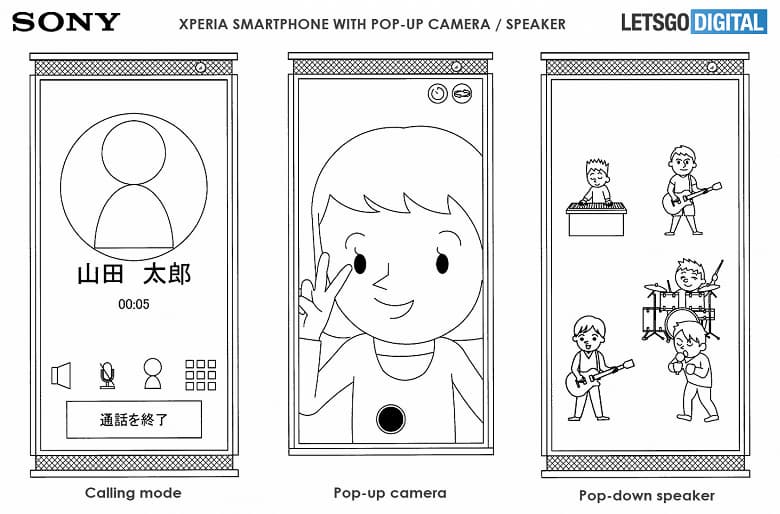У этого смартфона Sony Xperia выдвижная не только камера, но и динамик