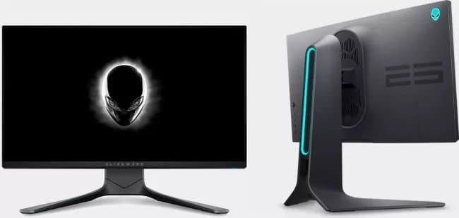 Монитор Dell Alienware AW2521H поддерживает частоту обновления 360 Гц