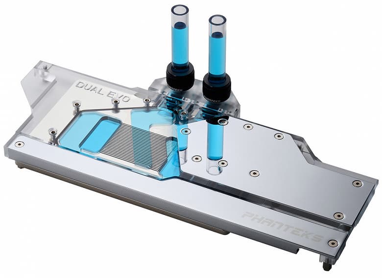 Водоблок Phanteks Glacier G2080 Asus предназначен для видеокарт серии Asus Dual Evo RTX 20