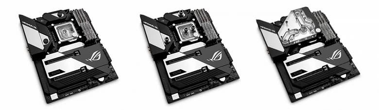 Мостик EK-Quantum Momentum VRM Bridge ROG Maximus XII Formula D-RGB позволяет соединить водоблоки процессора и подсистемы питания