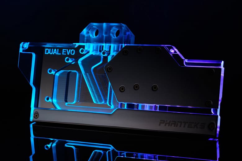 Водоблок Phanteks Glacier G2080 Asus предназначен для видеокарт серии Asus Dual Evo RTX 20