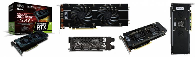 Представлены видеокарты ELSA GeForce RTX 2070 Super Erazor X и Super SAC