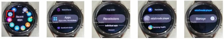 Умные часы Samsung Galaxy Watch 3 на живых фото со включенным экраном