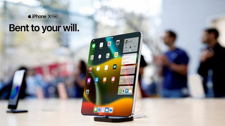 Интересные детали о первом складном Apple iPhone